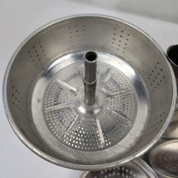 Stainless Steel 18/8 12-Cup Camping Coffee Percolator Non-Electric Wood Handle - Picture 9 of 12